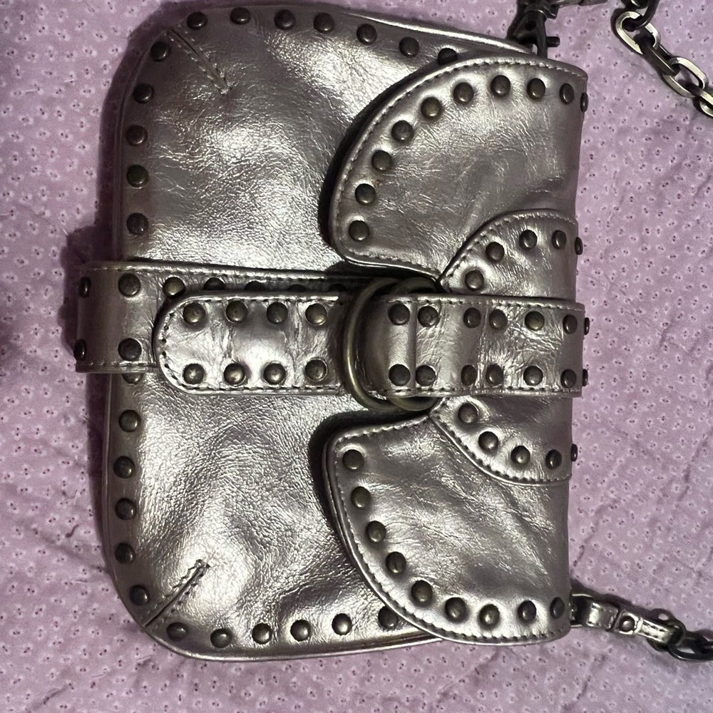 Kooba gunmetal studded hipster